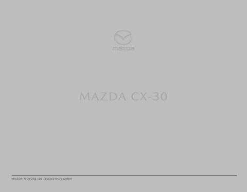 Mazda Katalog | MAZDA CX-30 (Mild Hybrid) 2022 | 8.2.2022 - 1.1.2023