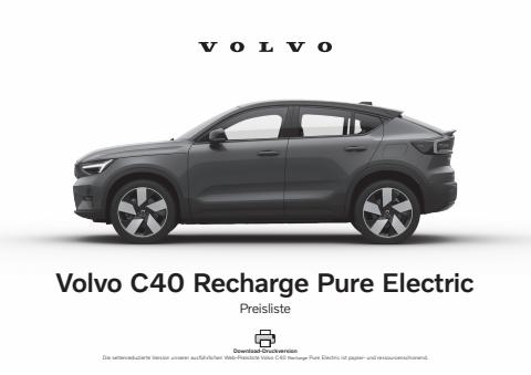 Volvo Katalog | Volvo C40 Recharge Pure Electric | 22.1.2022 - 31.12.2022