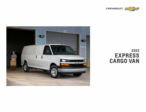 Chevrolet Katalog | Chevrolet Express Cargo Van eBrochure | 28.1.2022 - 31.12.2022