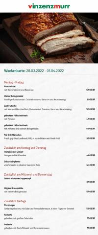 Vinzenzmurr Katalog | Wochenkarte | 28.3.2022 - 1.4.2022