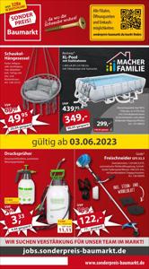 Angebote von Baumärkte und Gartencenter | Nächste Woche in Sonderpreis Baumarkt | 29.5.2023 - 3.6.2023