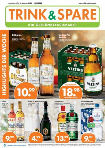 Trink und Spare Katalog | Trink und Spare flugblatt | 5.12.2022 - 10.12.2022