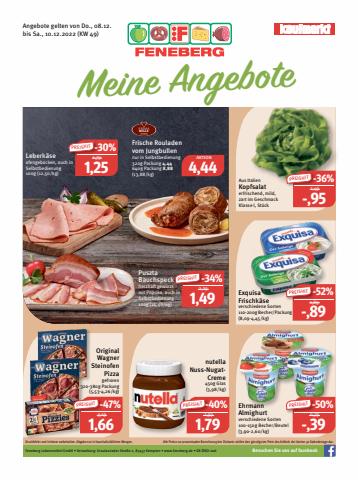 Angebote von Supermärkte | Feneberg flugblatt in Feneberg | 8.12.2022 - 12.12.2022