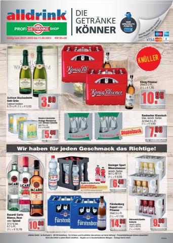 alldrink Katalog in Karlsruhe | alldrink flugblatt | 30.1.2023 - 11.2.2023