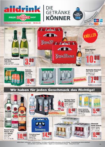 alldrink Katalog in Mannheim | alldrink flugblatt | 30.1.2023 - 11.2.2023