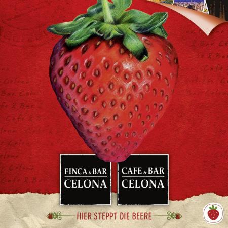 Cafe & Bar Celona Katalog | Wir lieben Erdbeeren! | 3.5.2022 - 3.6.2022