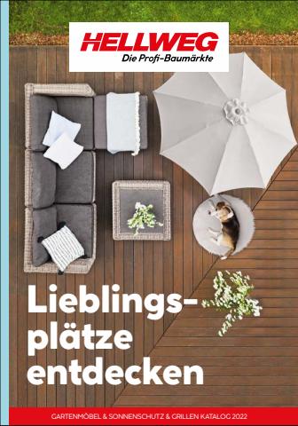 Angebot auf Seite 19 des Gartenmöbel, Sonnenschutz & Grillen Katalog 2022-Katalogs von Hellweg