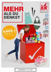 Angebote von Kaufhäuser in Landshut | KiK Flugblatt in KiK | 8.5.2023 - 31.5.2023