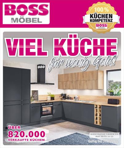 SB Möbel Boss Katalog in Düsseldorf | KÜCHENKATALOG MÖBEL-BOSS 2022 | 11.1.2022 - 31.5.2022