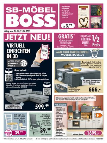 SB Möbel Boss Katalog | SB Möbel Boss flugblatt | 6.6.2022 - 25.6.2022