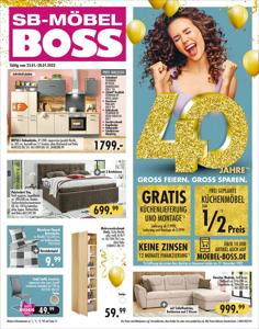 SB Möbel Boss Katalog in Düsseldorf | SB Möbel Boss flugblatt | 22.1.2023 - 28.1.2023