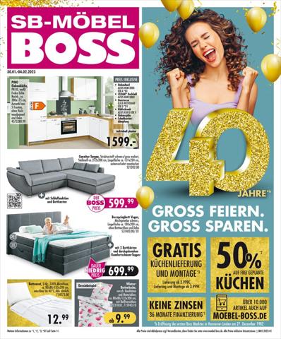 SB Möbel Boss Katalog in Düsseldorf | SB Möbel Boss flugblatt | 29.1.2023 - 4.2.2023