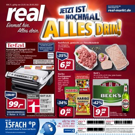 real Katalog in Hamburg | real flugblatt | 23.5.2022 - 28.5.2022