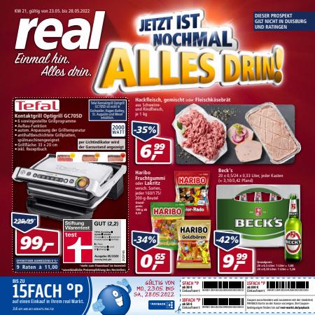 real Katalog in Köln | real flugblatt | 23.5.2022 - 28.5.2022