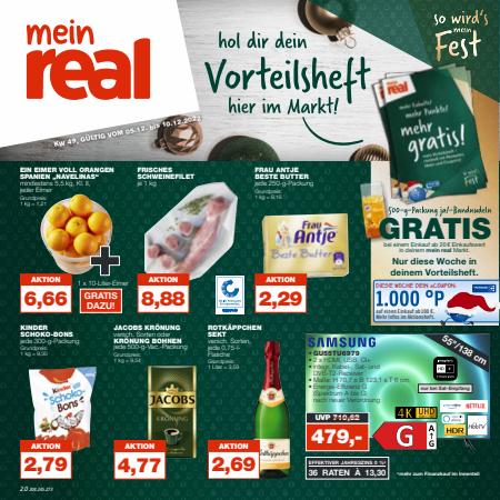 Angebote von Supermärkte in Stuttgart | real flugblatt in real | 5.12.2022 - 10.12.2022