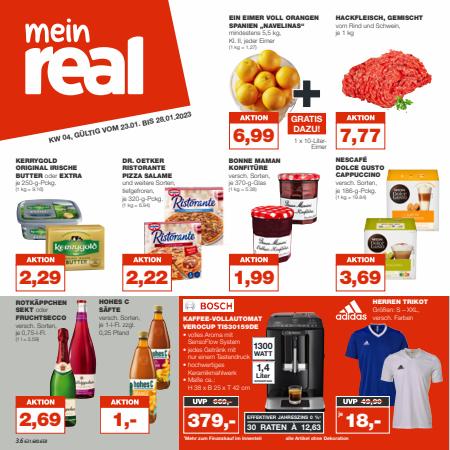 real Katalog in Köln | real flugblatt | 23.1.2023 - 28.1.2023