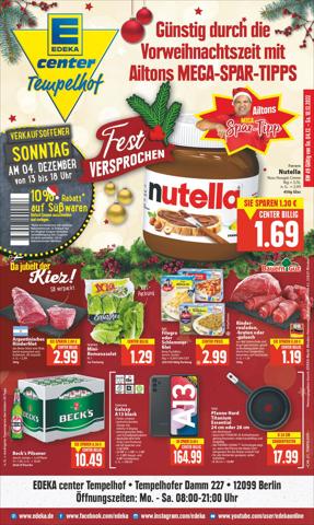 Angebote von Supermärkte | Edeka flugblatt in EDEKA | 4.12.2022 - 10.12.2022