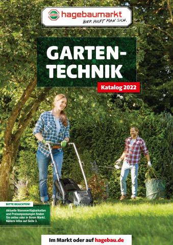 Hagebaumarkt Katalog | Gartentechnik | 1.1.2022 - 30.6.2022