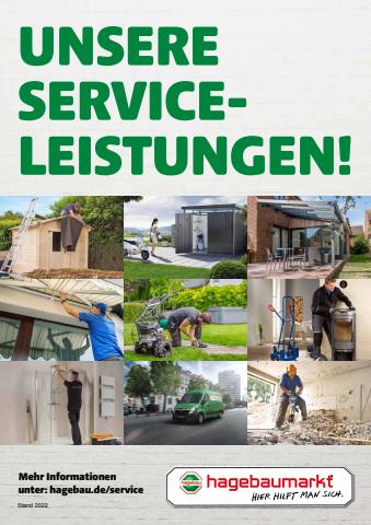 Hagebaumarkt Katalog in Köln | Servicebroschüre | 1.7.2022 - 31.12.2022