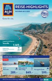 Angebote von Reisen und Freizeit | Aldi SÃ¼d Reisen flugblatt in Aldi Süd Reisen | 1.9.2023 - 30.9.2023