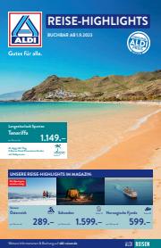 Angebote von Reisen und Freizeit | Aldi Nord Reisen flugblatt in Aldi Nord Reisen | 31.8.2023 - 30.9.2023
