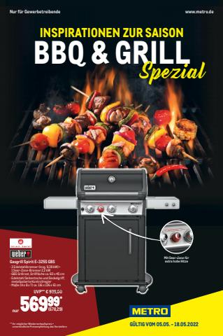 Metro Katalog in Hannover | BBQ & Grill Spezial | 5.5.2022 - 18.5.2022