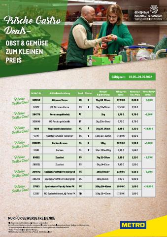 Metro Katalog | Frische Gastro Deals | 23.5.2022 - 28.5.2022