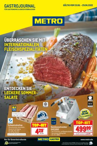 Angebote von Supermärkte in Stuttgart | GastroJournal in Metro | 15.6.2022 - 29.6.2022