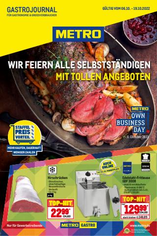 Metro Katalog in Köln | GastroJournal | 6.10.2022 - 19.10.2022