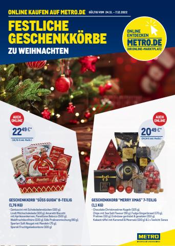 Angebote von Supermärkte in München | ONLINE-MARKTPLATZ in Metro | 24.11.2022 - 7.12.2022