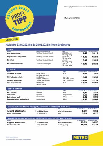 Metro Katalog in Frankfurt am Main | Profi-Tipp | 23.1.2023 - 28.1.2023