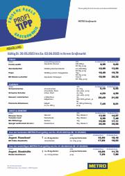 Angebote von Supermärkte in Hamburg | Profi-Tipp in Metro | 30.5.2023 - 3.6.2023