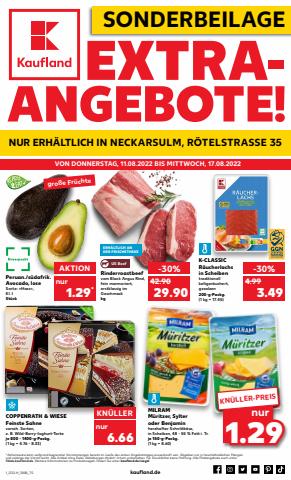 Angebote von Supermärkte | Angebote Kaufland in Kaufland | 11.8.2022 - 17.8.2022