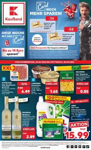 Angebote von Supermärkte in Frankfurt am Main | Angebote Kaufland in Kaufland | 22.9.2022 - 28.9.2022