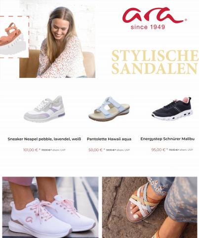 Angebote von Kleidung, Schuhe und Accessoires in Köln | Aktuelle Angebote in Ara Schuhe | 3.8.2022 - 16.8.2022