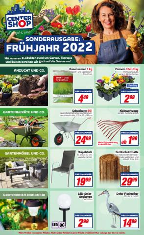 Angebote von Kaufhäuser in Köln | Sonderprospekt Garten in CENTERSHOP | 7.2.2022 - 31.12.2022