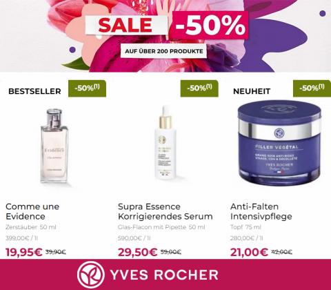 Angebote von Drogerien und Parfümerie in Köln | Sale -50% in Yves Rocher | 14.6.2022 - 28.6.2022