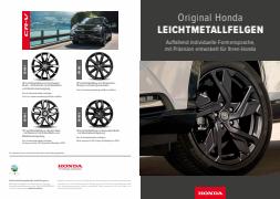 Honda Katalog | ÜBERSICHT HONDA LEICHTMETALLFELGEN | 22.3.2023 - 22.3.2024