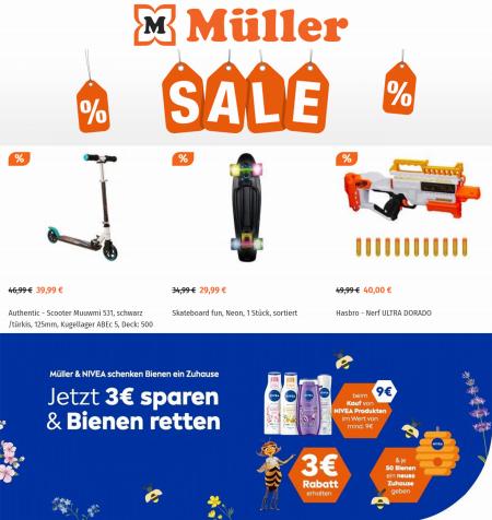 Angebote von Drogerien und Parfümerie | Reduziertes Spielzeug in Müller | 16.5.2022 - 19.5.2022