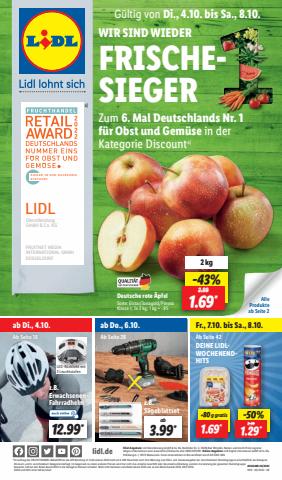 Lidl Katalog in Neubrandenburg | Lidl flugblatt | 4.10.2022 - 8.10.2022
