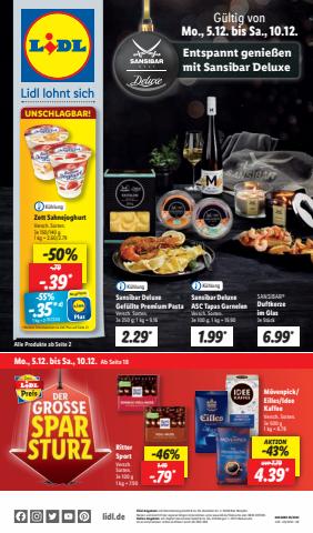 Angebote von Supermärkte | Lidl flugblatt in Lidl | 5.12.2022 - 10.12.2022