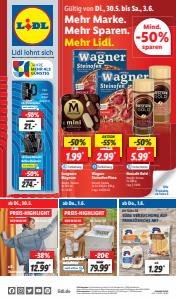 Angebote von Supermärkte in Hamburg | Lidl flugblatt in Lidl | 30.5.2023 - 3.6.2023