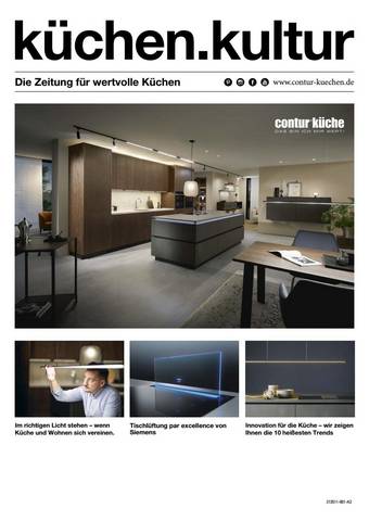 Contur Küchen Katalog | Contur Kuche Zeitung Handler | 24.8.2021 - 31.12.2021