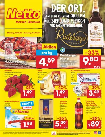 Netto Marken-Discount Katalog in Stralsund | Filial-Angebote | 16.5.2022 - 21.5.2022