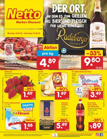 Netto Marken-Discount Katalog in Dessau-Roßlau | Filial-Angebote | 16.5.2022 - 21.5.2022