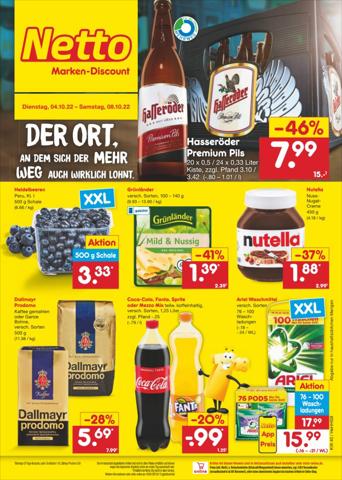 Netto Marken-Discount Katalog in Hamburg | Filial-Angebote | 4.10.2022 - 8.10.2022