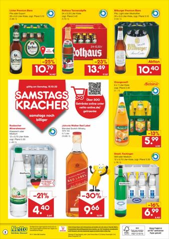 Netto Marken-Discount Katalog in Frankfurt am Main | Getränkemarkt in deiner Nähe | 4.10.2022 - 8.10.2022