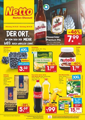 Netto Marken-Discount Katalog in München | Filial-Angebote | 4.10.2022 - 7.10.2022