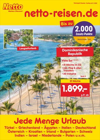 Angebot auf Seite 29 des Reise-Angebote Dezember-Katalogs von Netto Marken-Discount