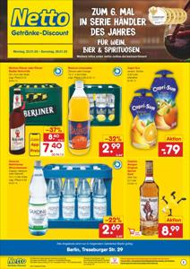 Angebote von Discounter | Getränkemarkt in deiner Nähe in Netto Marken-Discount | 23.1.2023 - 28.1.2023